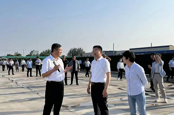 宿豫區偉書記殷其國考察我公司